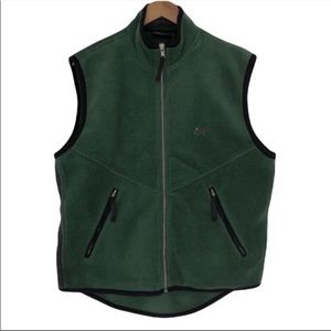 Greg Norman green fleece vest